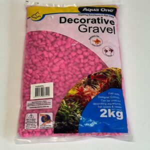 Aqua One Decorative Gravel - Pink - 2kg