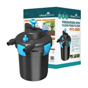 AllPondSolutions 3000L Pressurised Pond Filter 9w UV Easy Clean PFC-3000**