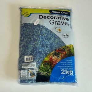 Aqua One Decorative Gravel -  Blue 10286B - 2kg