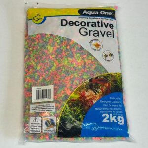 Aqua One Decorative Gravel - Neon 10210 - 2kg