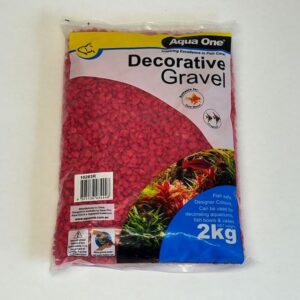 Aqua One Decorative Gravel - Scarlett Red - 2kg