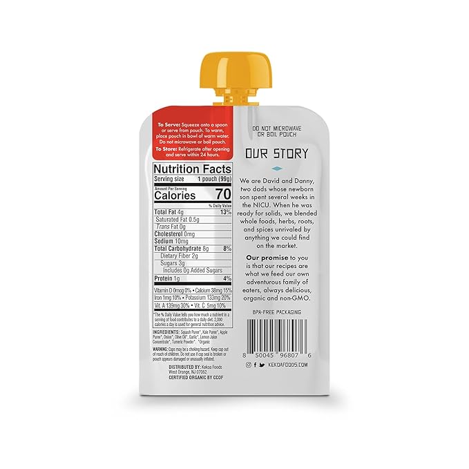 KEKOA FOOD BABY SQSH KALE TURM - Case of 6 - Image 2