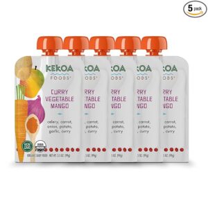 KEKOA FOOD BABY CURRY VEG MNGO - Case of 6